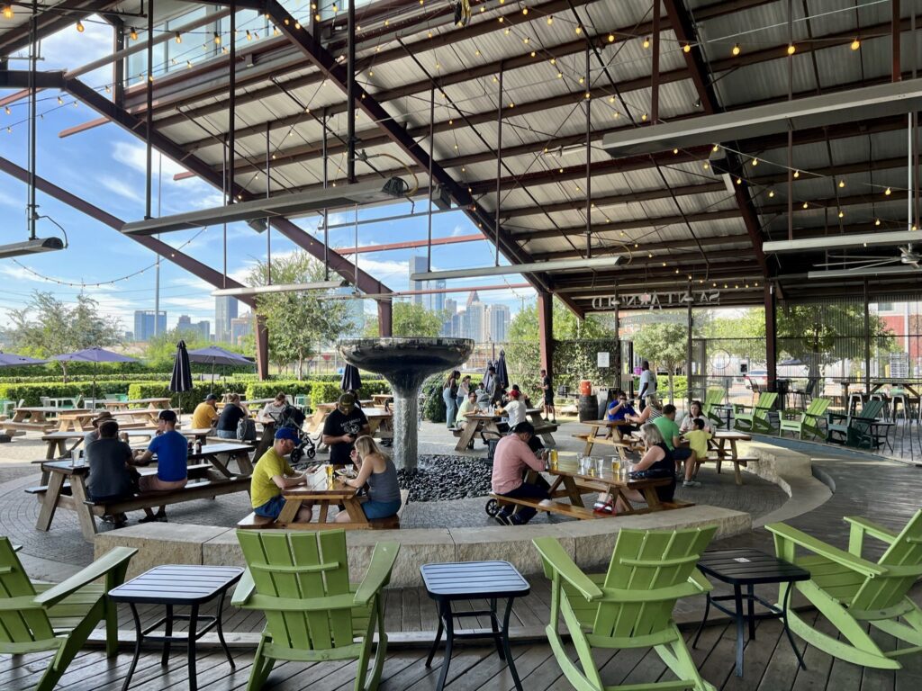 St Arnolds Brewery patio