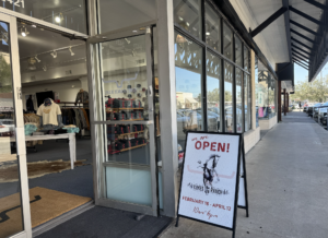 Kimes Ranch pop-up in Rice Village for Rodeo wear