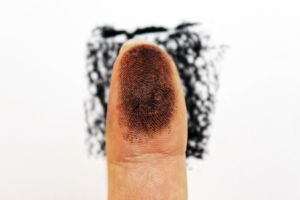 finger and fingerprint