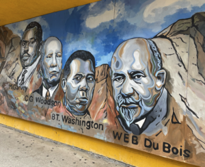 Mural outside the Breakfast Club restaurant