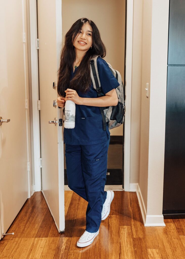 travel nurse coming home to a furnished apartment