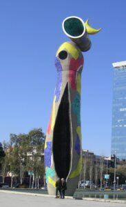 Joan Miro sculpture in Spain