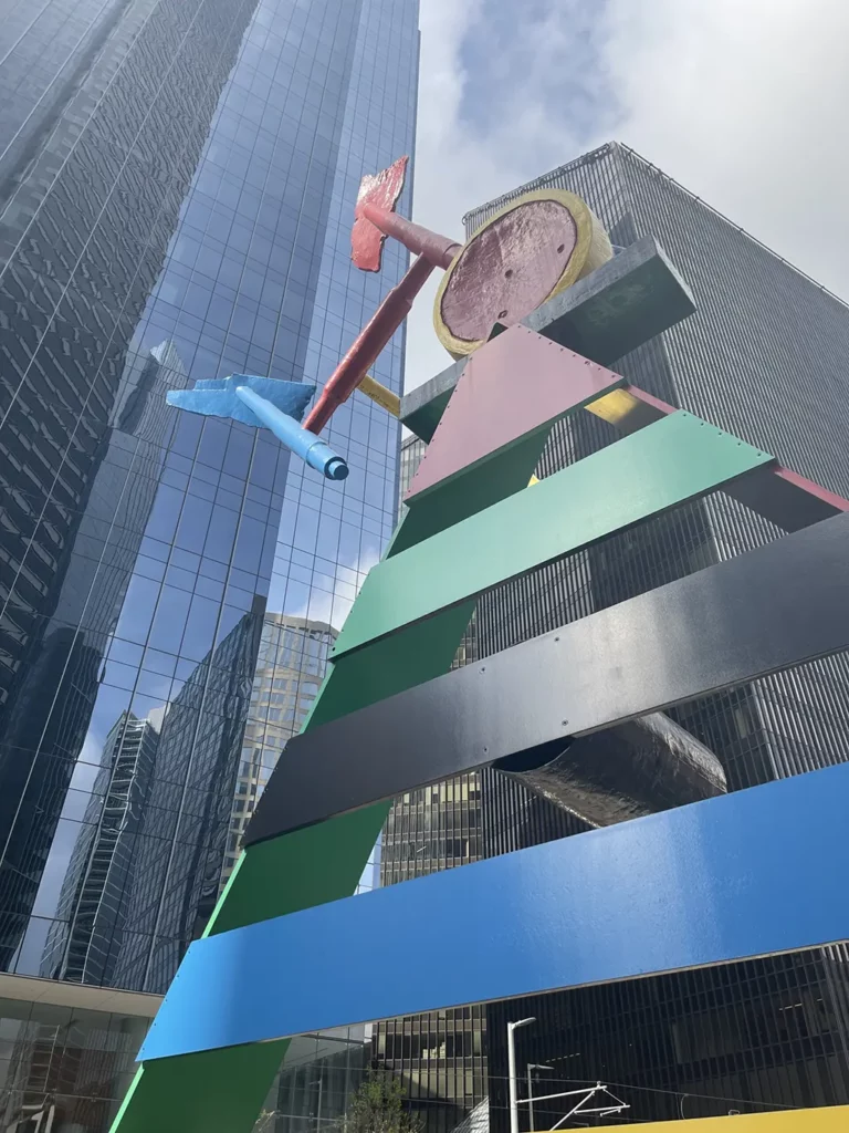 Miro sculpture in downtown Houston