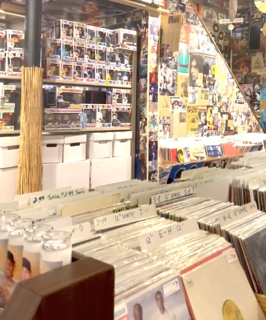 Vintage records at Sig's Lagoon