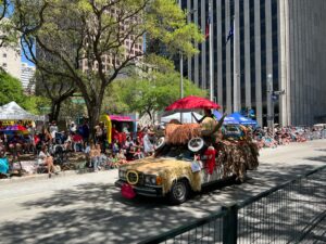 cars in Houston's Art Car Parade