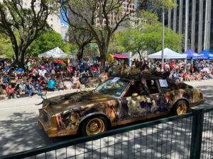 cars in Houston's Art Car Parade