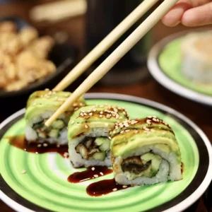 Sushi rolls at Kura Revolving Sushi Bar