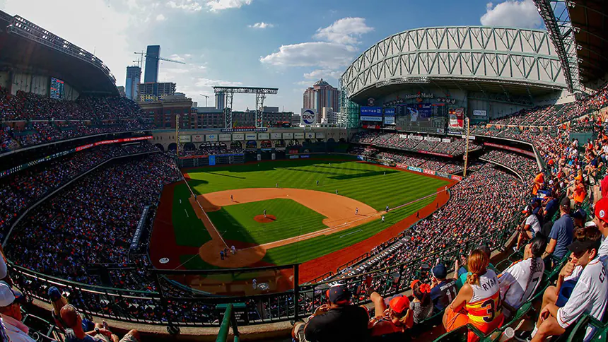 Minute Maid Park for an Astros Baseball Game