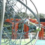 Levy Park play features, in Upper Kirby