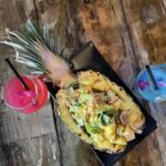 Pineapple fried rice and cocktails at Holman Draft Hall