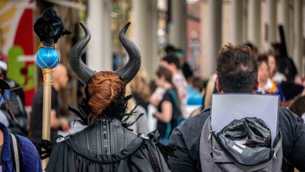 Comics fans at Houston Comic Con event