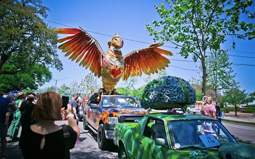 Art Car Parade vehicles