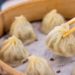 steaming dumplings at Wanna Bao in Midtown