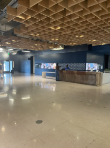 lobby and reception at the Ion building in Midtown