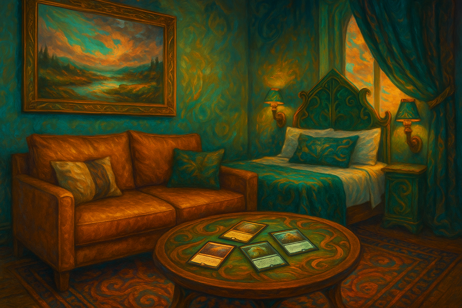 Magical rendering of a Lodgeur Upper Kirby furnished apartment