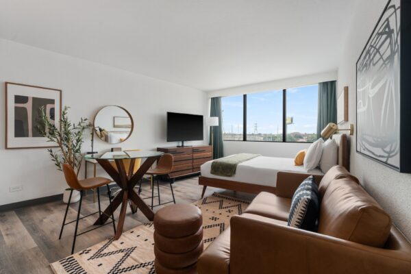 Furnished studio apartment at Lodgeur Upper Kirby